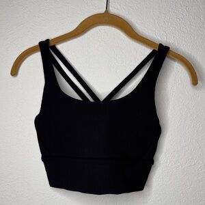 Lululemon Size 6 Women's Black Strappy Bralette